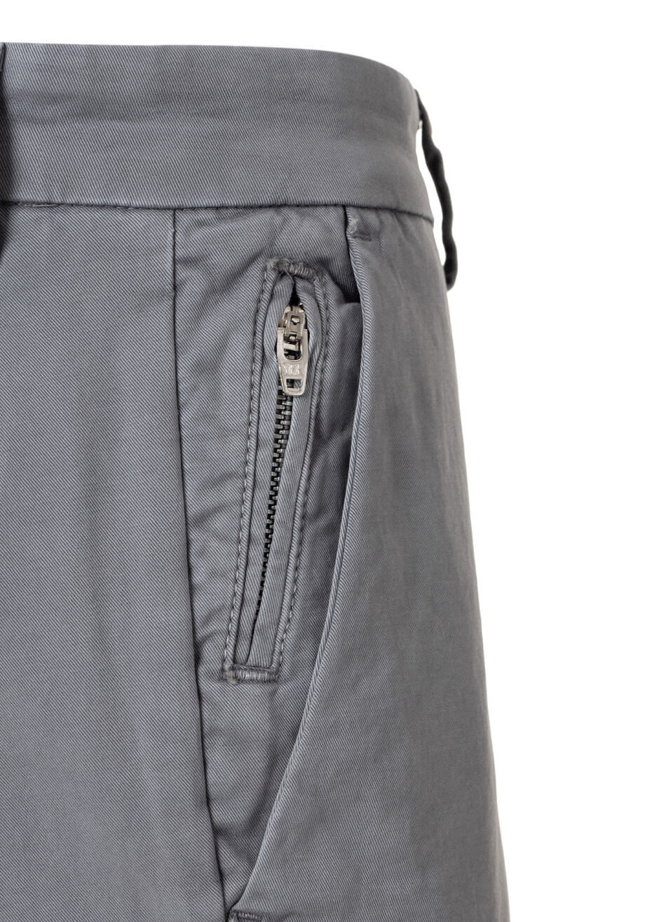 Gray Color Cotton Chino Pants - 3