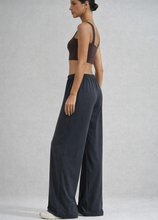 ANTRASİT Renk Modal Karışımlı Pantolon - 2