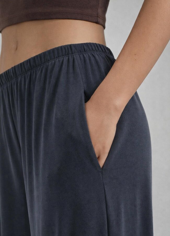 ANTRASİT Renk Modal Karışımlı Pantolon - 3