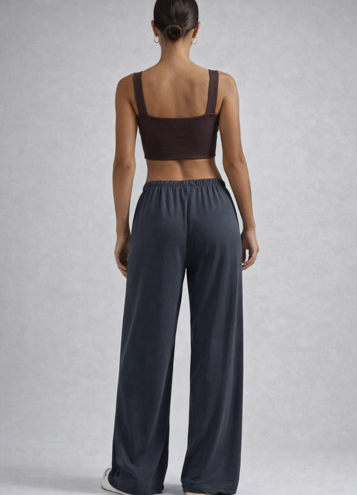 ANTRASİT Renk Modal Karışımlı Pantolon - 4