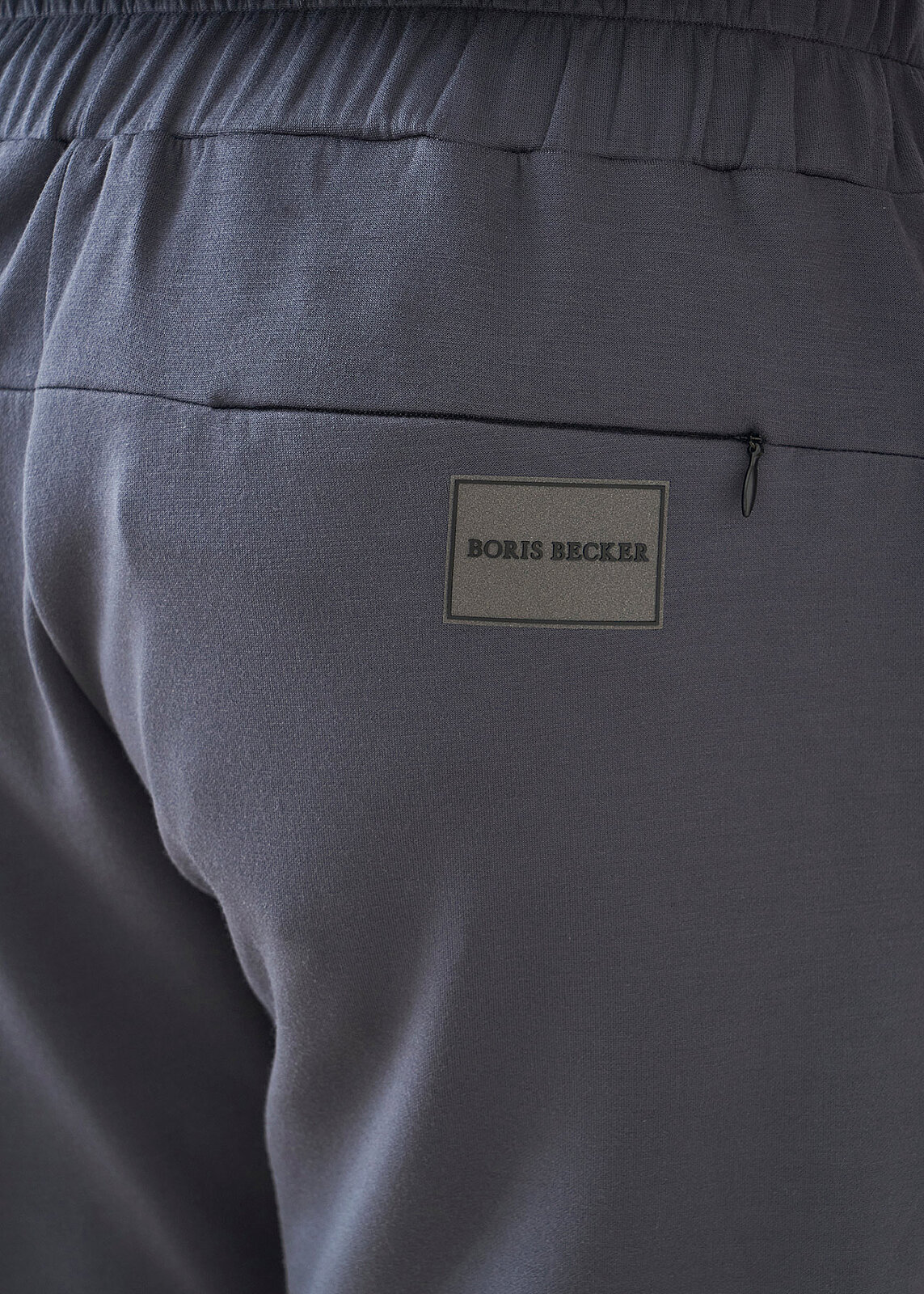 Antrasit Renk Beli Lastikli Şort   - 5