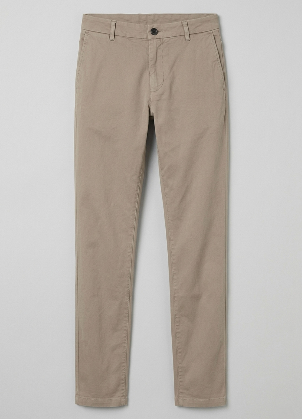 Bej Renk Gabardin Regular Chino Pantolon - 3