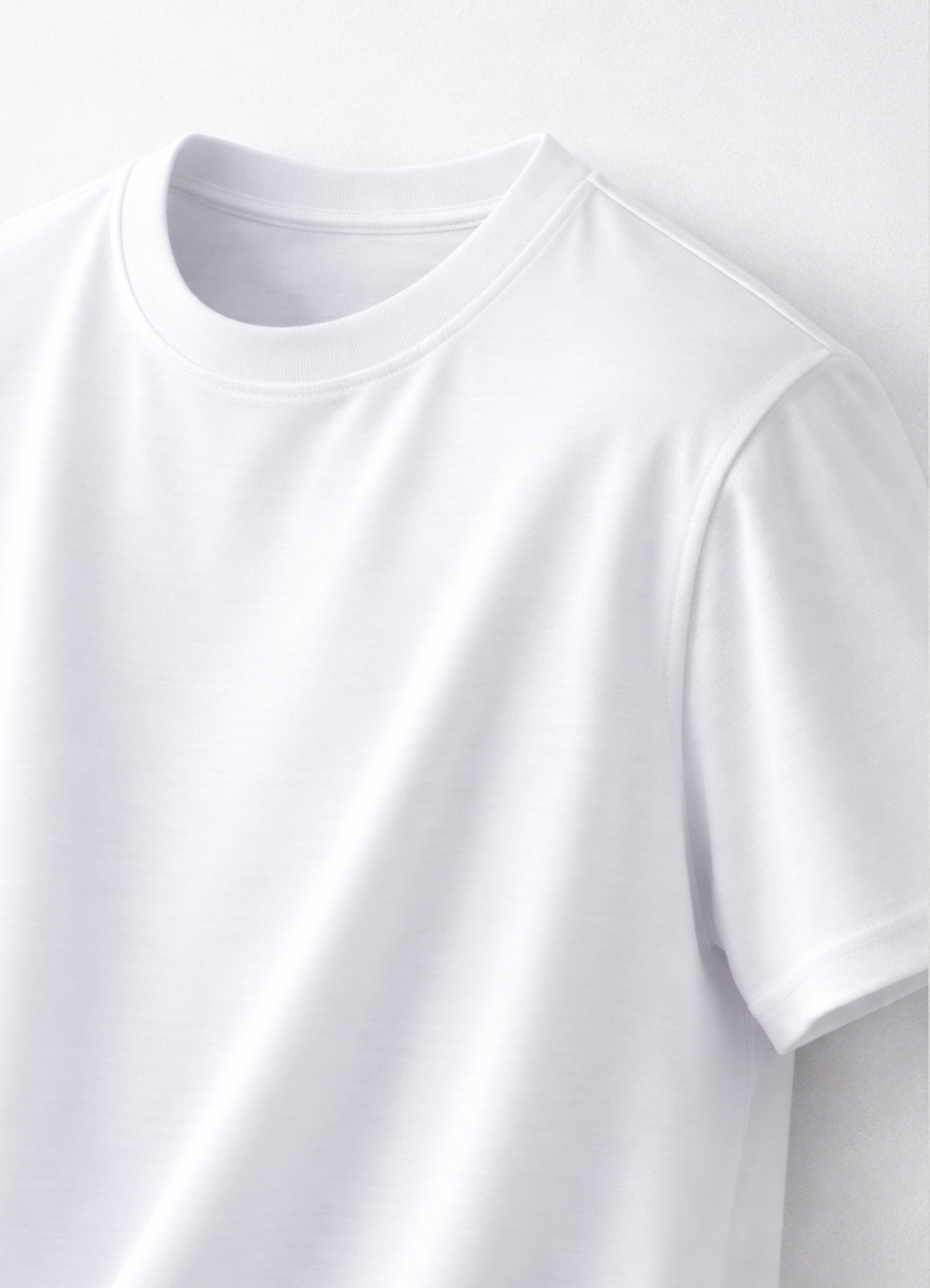 Beyaz Renk Modal T-Shirt - 4