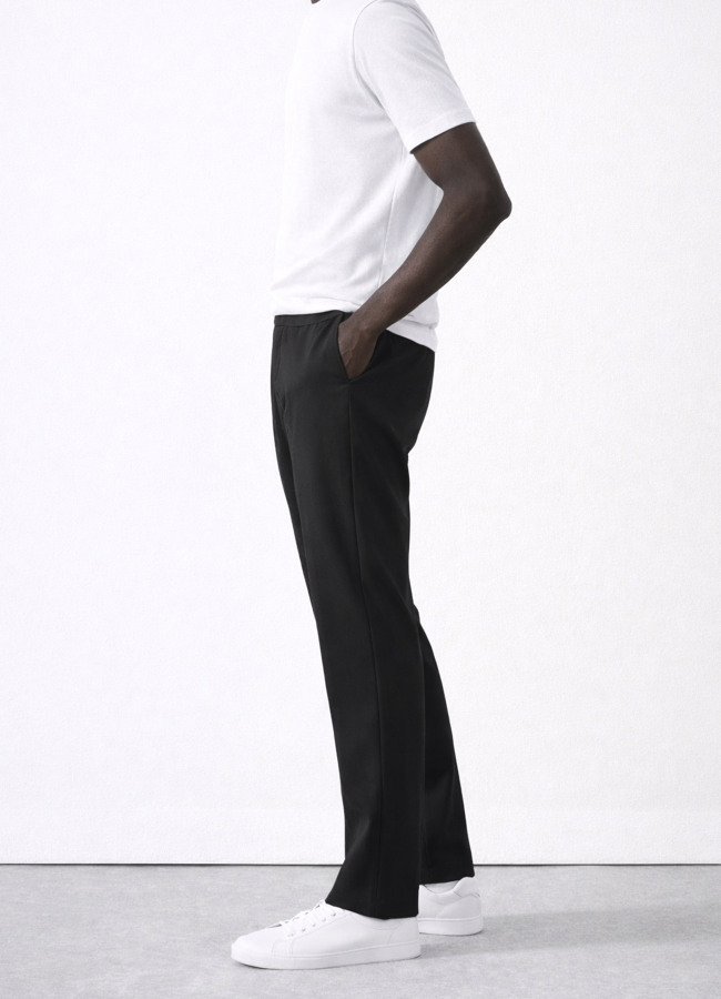 Siyah Renk Polyester Teknik Pantolon - 3