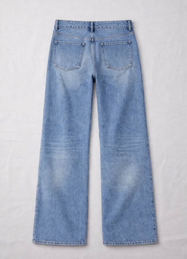 Mavi Renk Jean Pantolon - 3