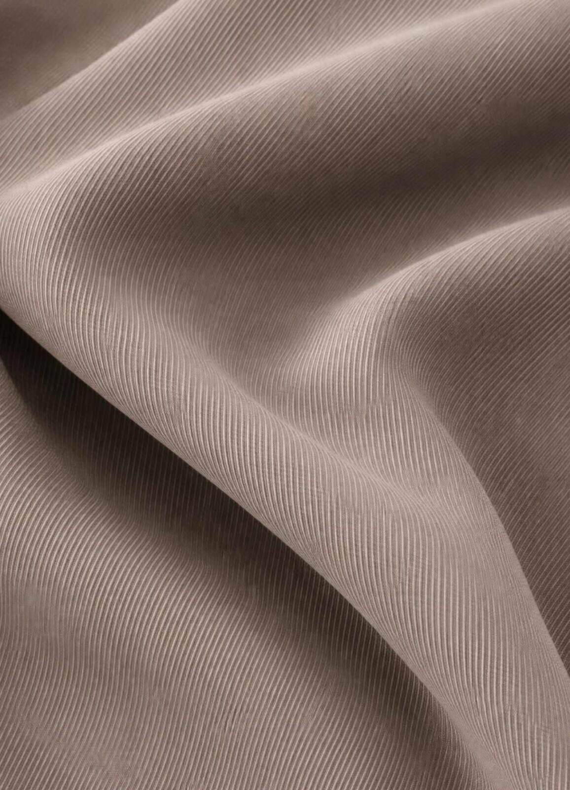 Kahve Renk Lyocell Karışımlı Pileli Pantolon - 3