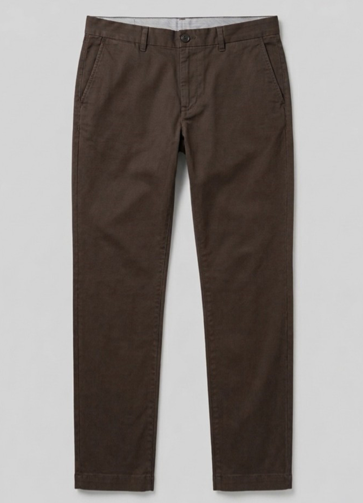Kahve Renk Gabardin Regular Chino Pantolon - 3