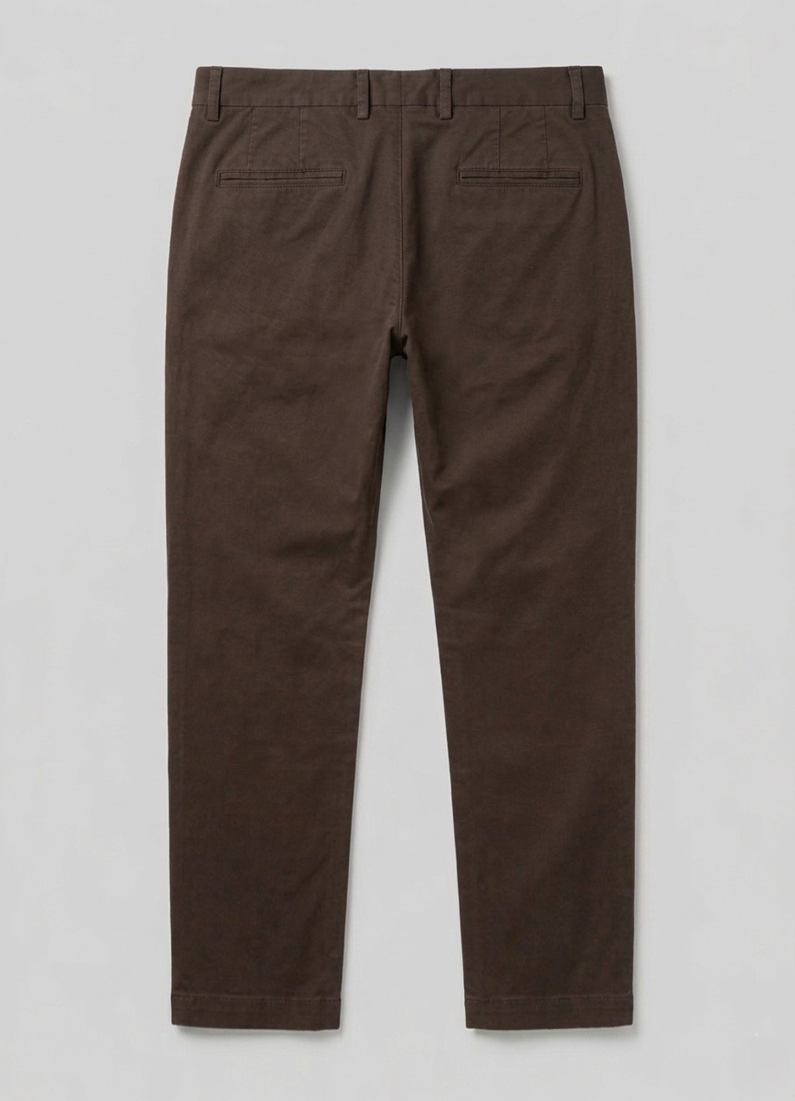 Kahve Renk Gabardin Regular Chino Pantolon - 4