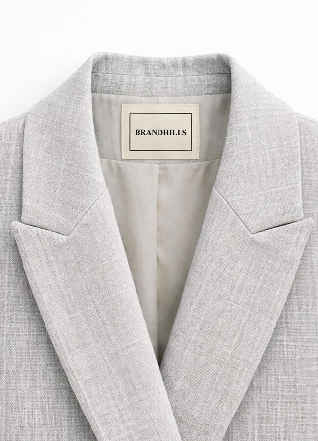 Gri Renk Blazer Ceket - 3