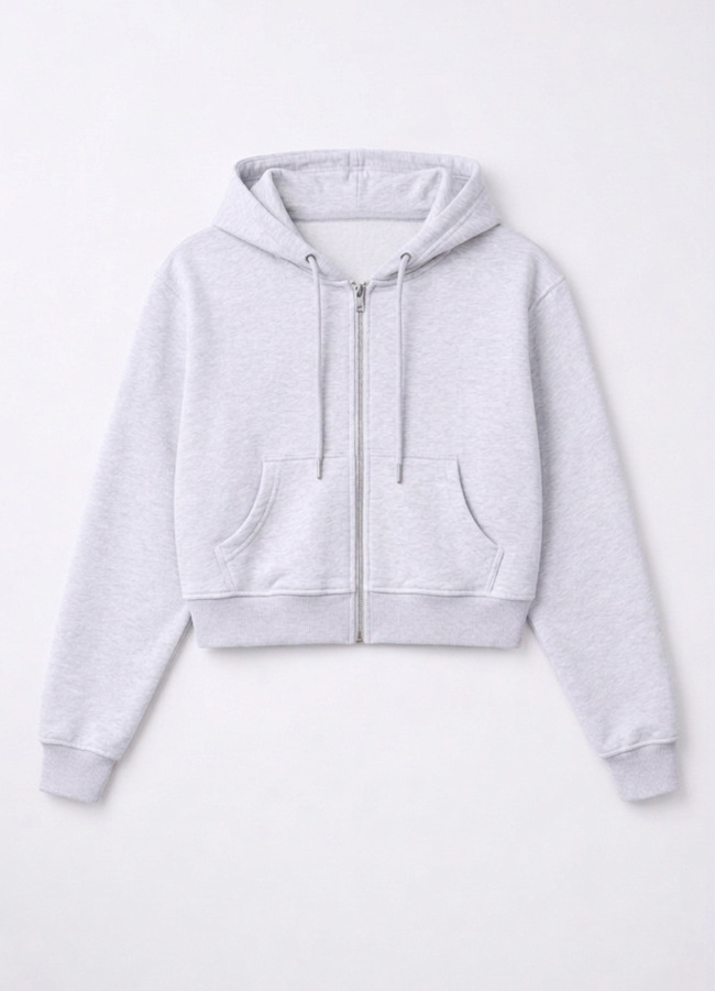 Gri Renk Pamuk Karışımlı Eşofman Takımı - 6