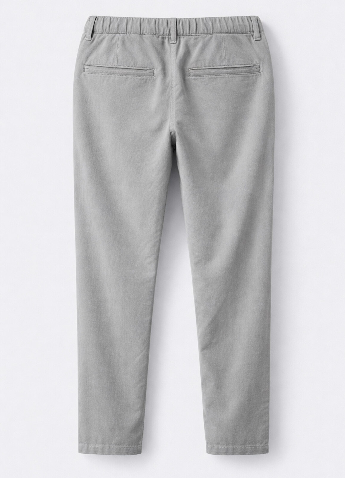 Gri Renk Tencel Karışımlı Relax Fit Pantolon - 2