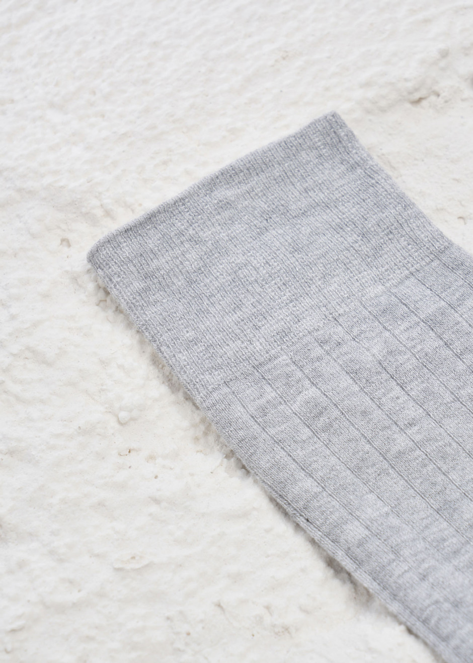 Gri Melanj Renk 12'li Bamboo Karışımlı Çorap - 2