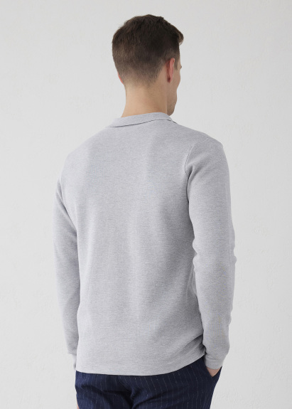 Gri Renk Çelik Örme Triko Hırka - 12