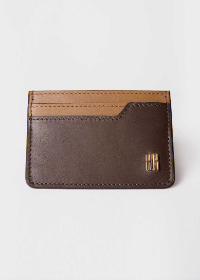 Kahve Renk Deri Kartlık - 1