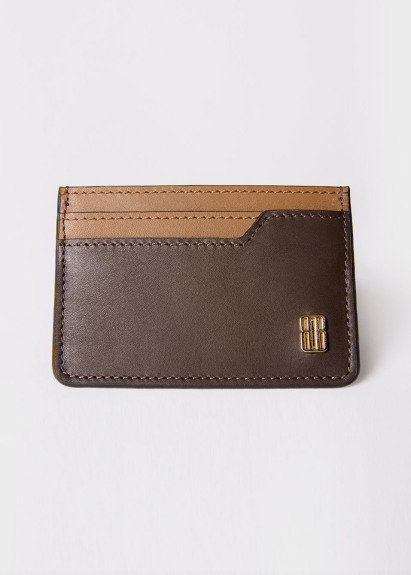 Kahve Renk Deri Kartlık