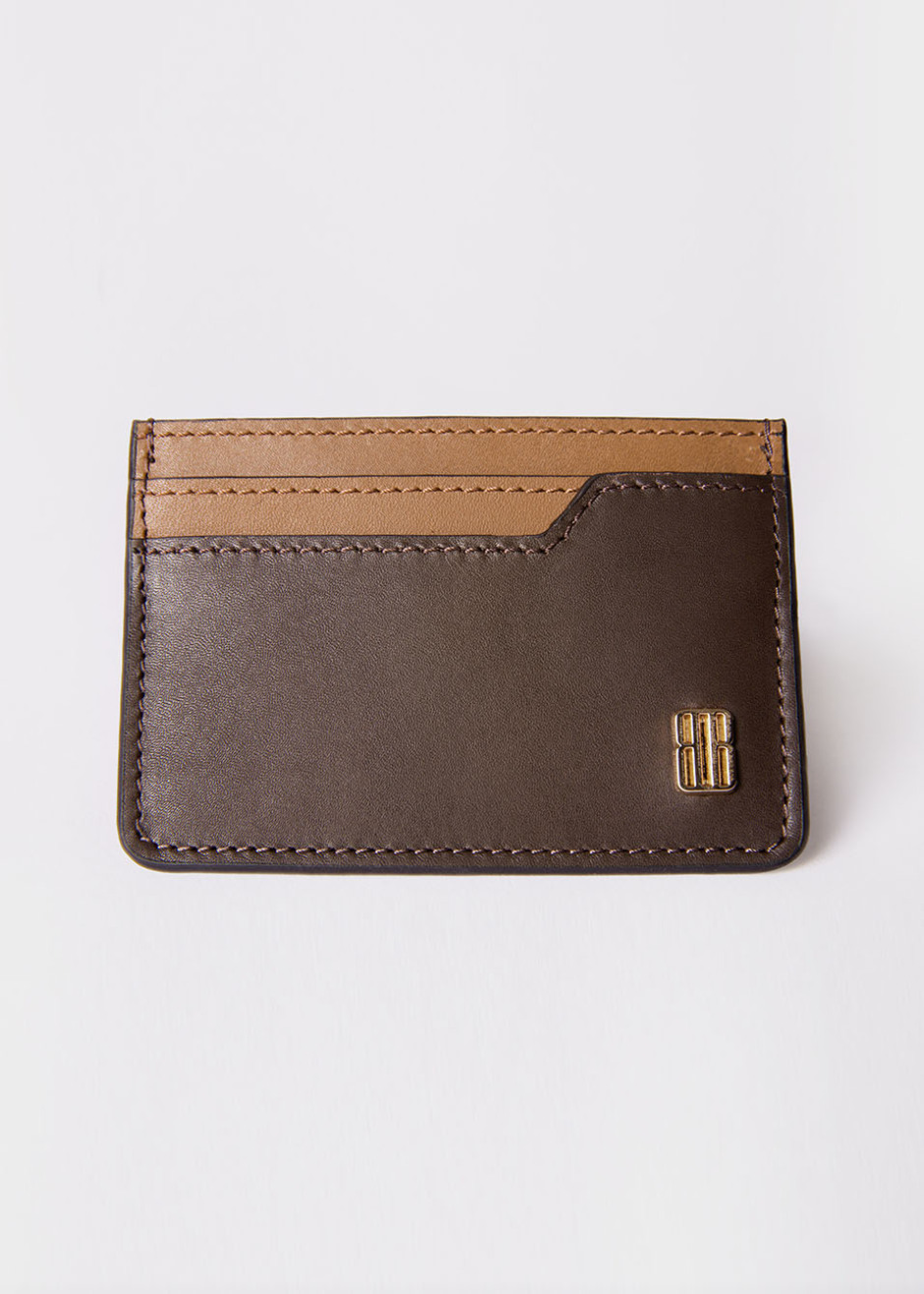 Kahve Renk Deri Kartlık