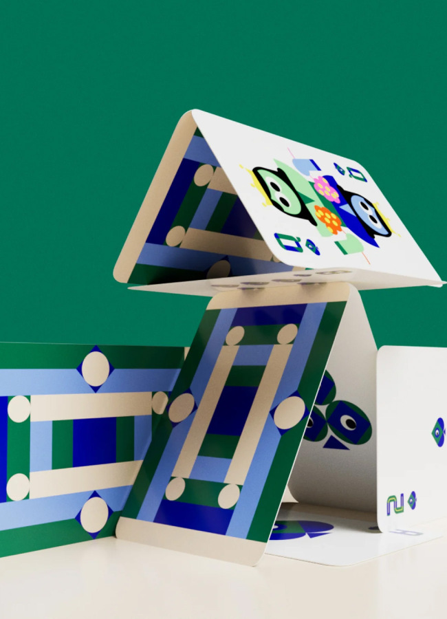 KREM Renk Oyun Kartı - 5