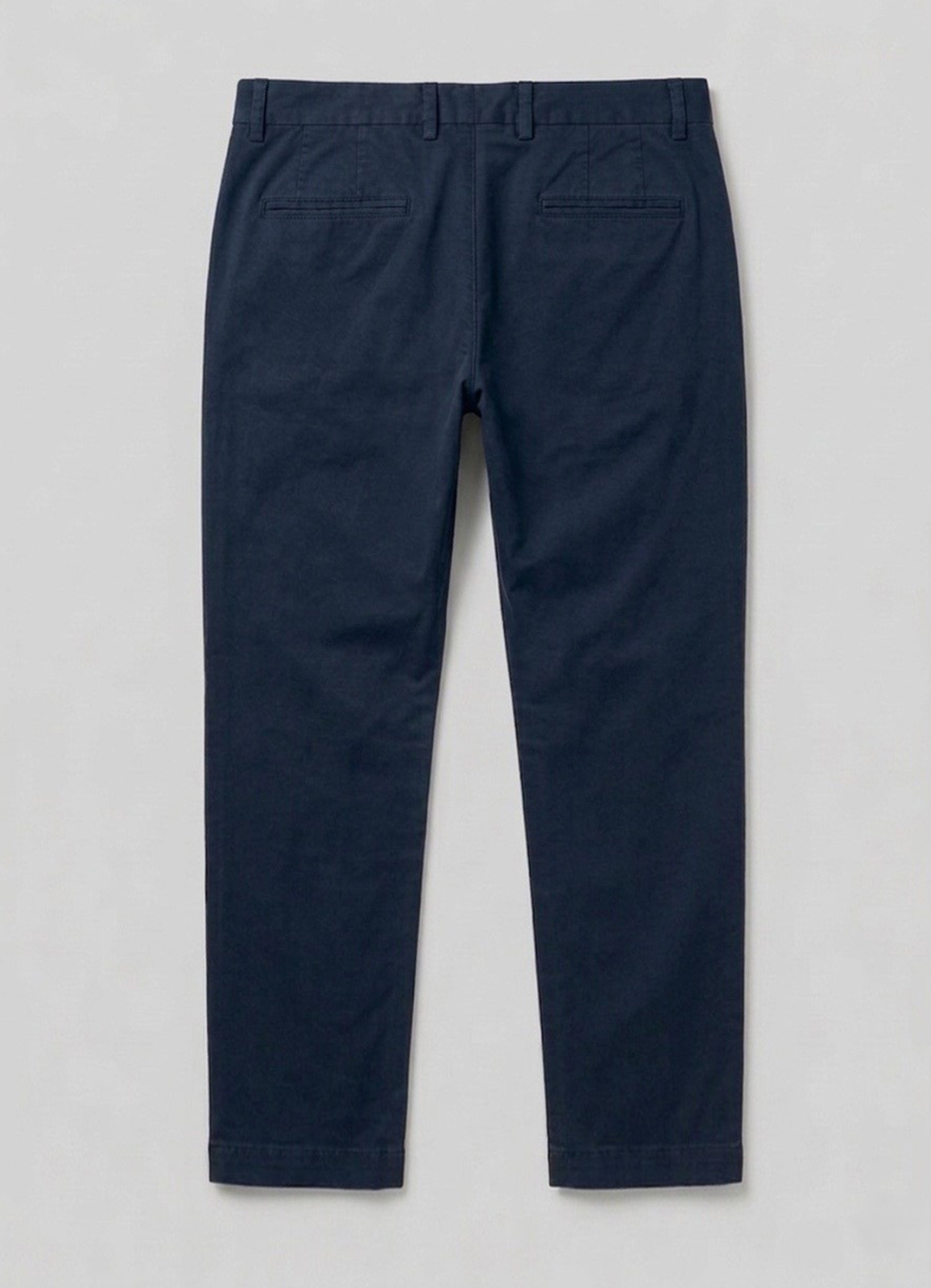 Lacivert Renk Gabardin Regular Chino Pantolon - 4
