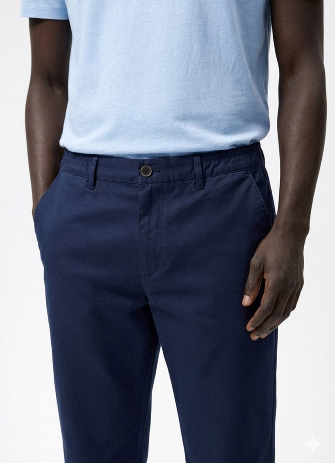 Lacivert Renk Polyester Teknik Pantolon - 3