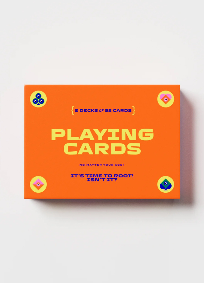 Turuncu Renk Oyun Kartı - 1