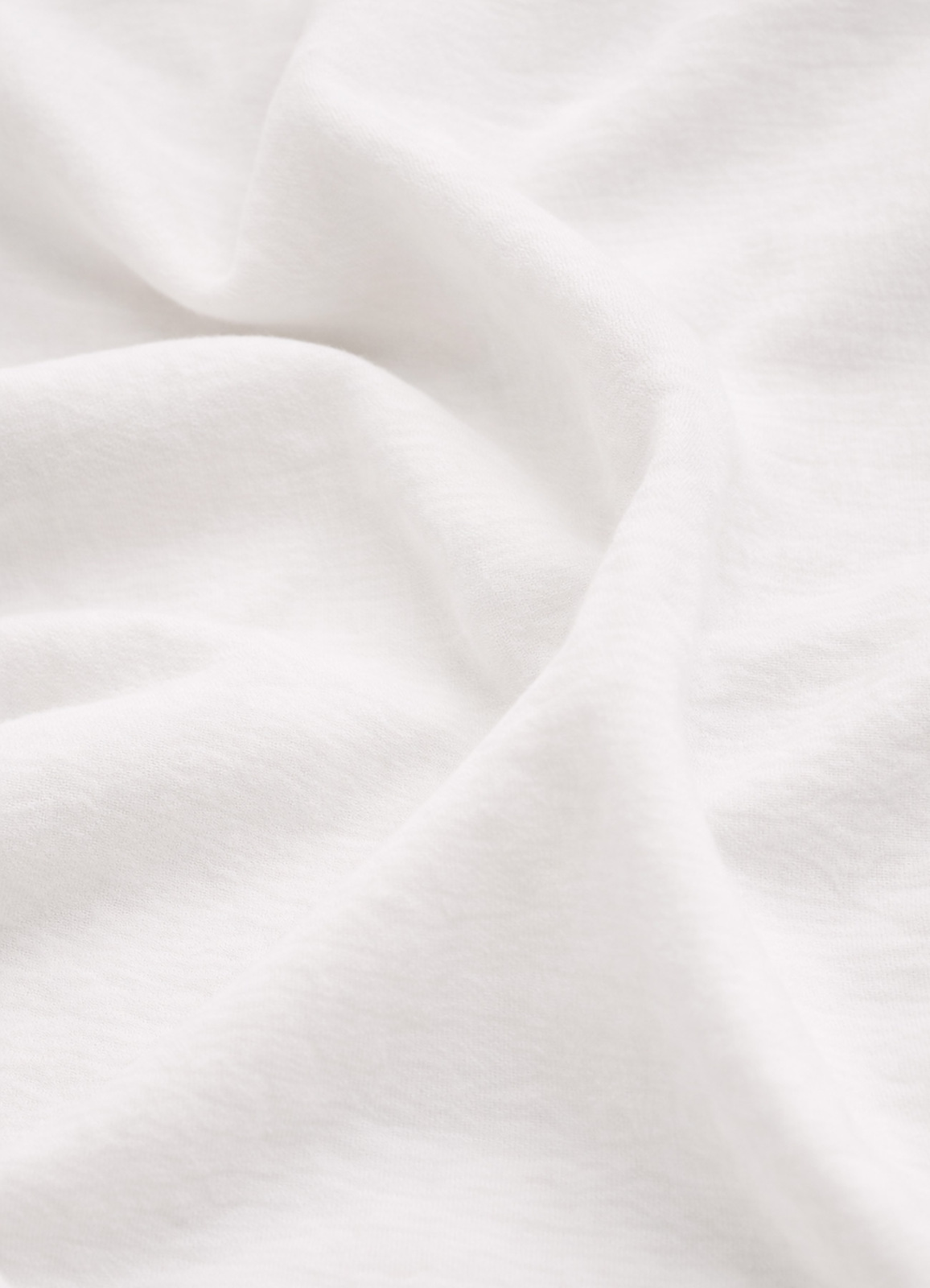 Beyaz Renk Pamuk Karışımlı Tişört - 3