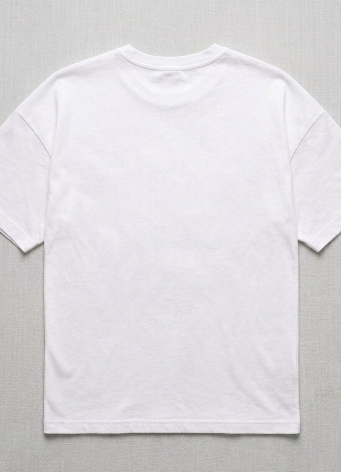 Beyaz Renk Pamuklu Nakışlı Tişört - 3